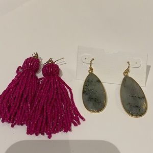 1 pink tassel baublebar set. 1 set from NRack